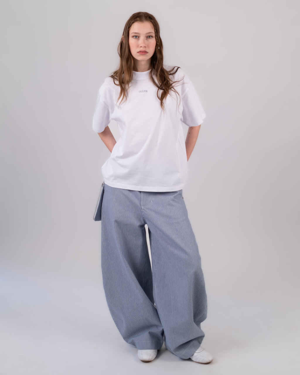 O Shape Denim Pants