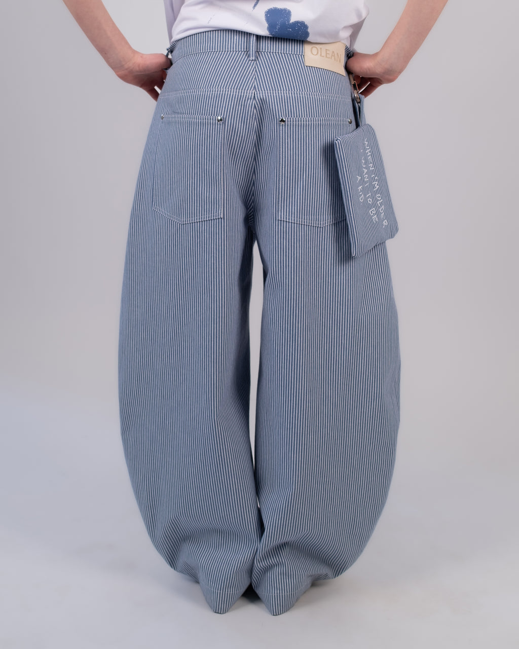 O Shape Denim Pants