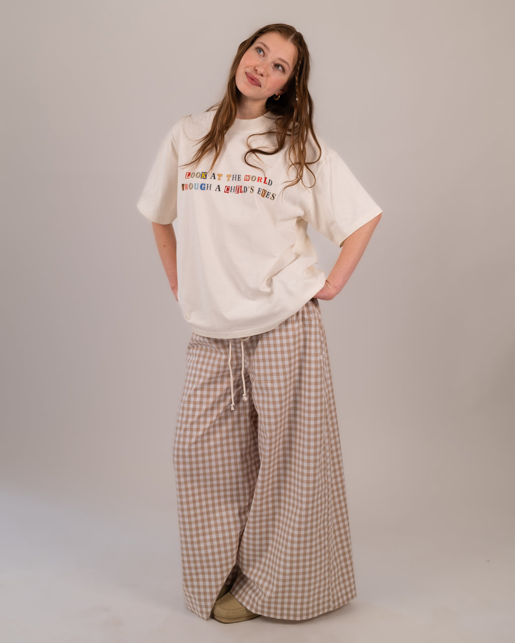 Soft Check Pants