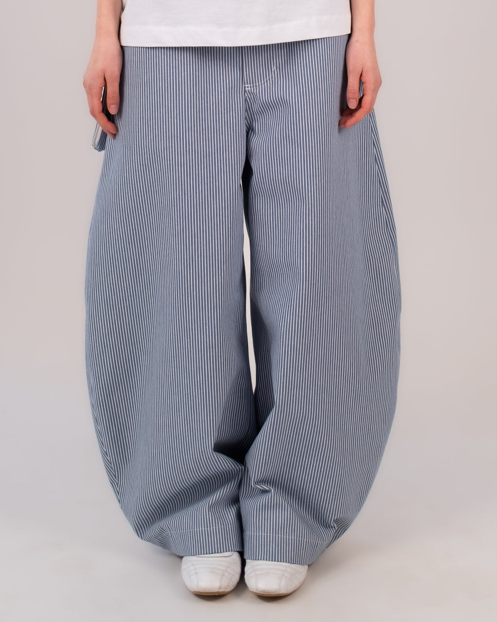 O Shape Denim Pants