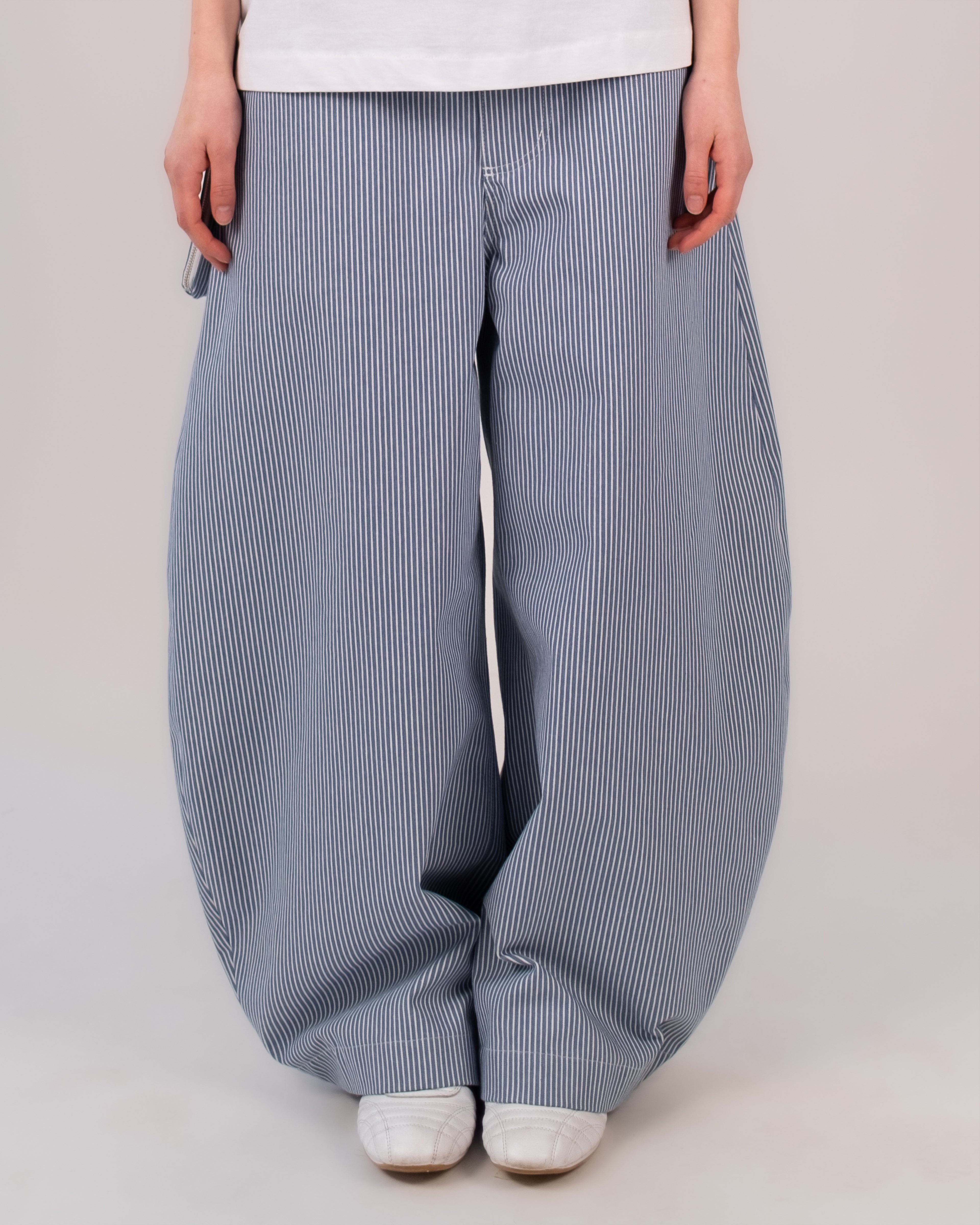 O Shape Denim Pants