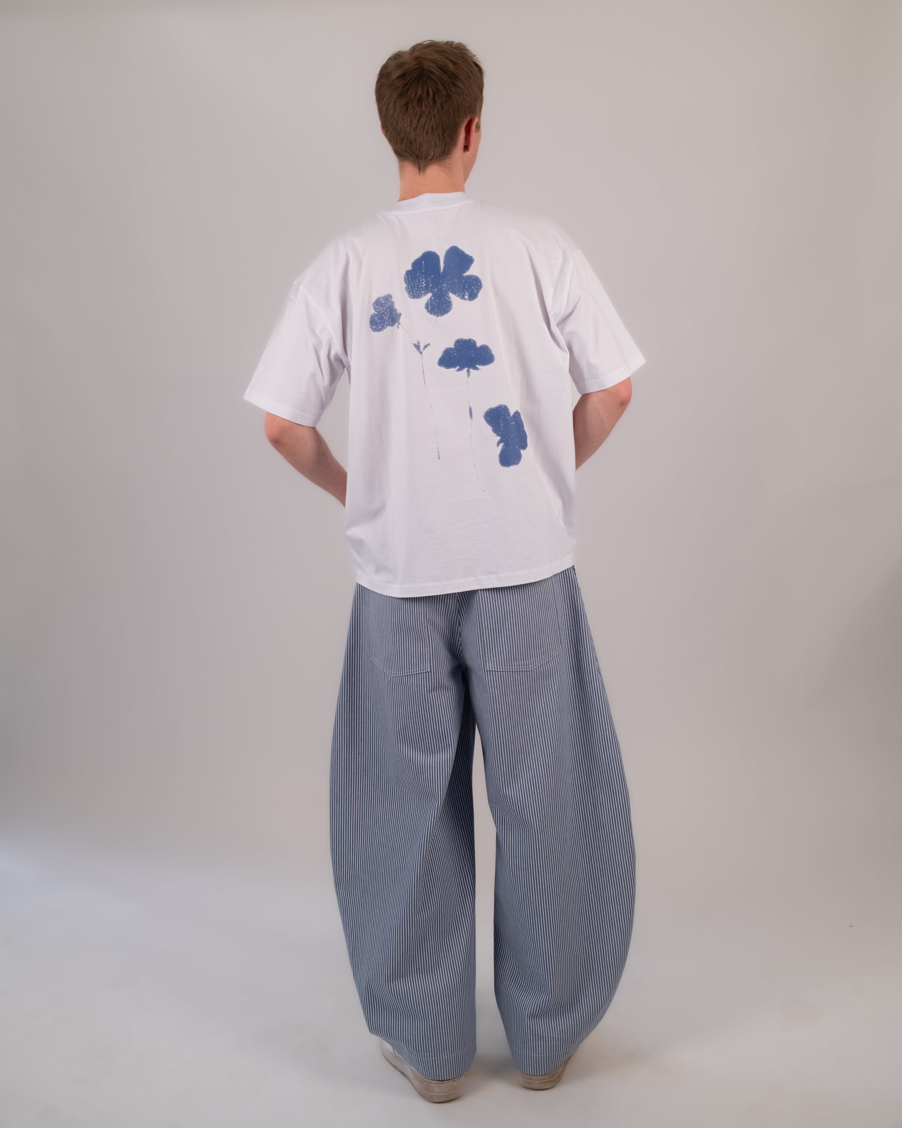 O Shape Denim Pants